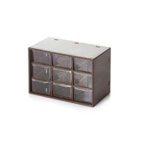 6 350g 3 слоя Творческий мульти сетки ящика Тип Коробка для хранения маленький офис ювелирные изделия разное настольные отделочные коробки пластиковый контейнер - Цвет: 6 350g