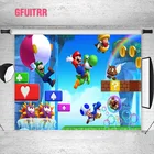 GFUITRR супер герой фотография Фон Дети День Рождения мультфильм фото фон синий винил фото стенд реквизит