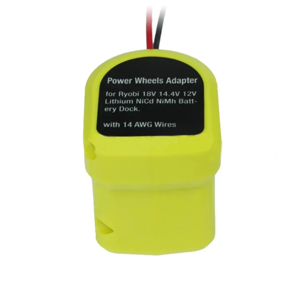 

Power Wheel Adaptor For Ryobi 7.2-20V Lithium Ni-MH Battery Dock Power Connector 14 AWG DIY Tool P108 P107 P102 Battery Adapter
