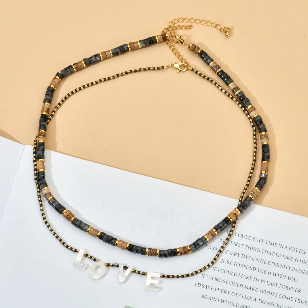 Женский цепочка веревка ручной работы из натурального камня ZMZY богемные