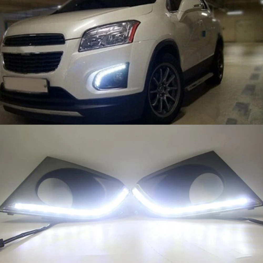 CSCSNL DRL Для Chevrolet Шевроле Тракс 2014 2015 2016 дневные ходовые огни противотуманная фара