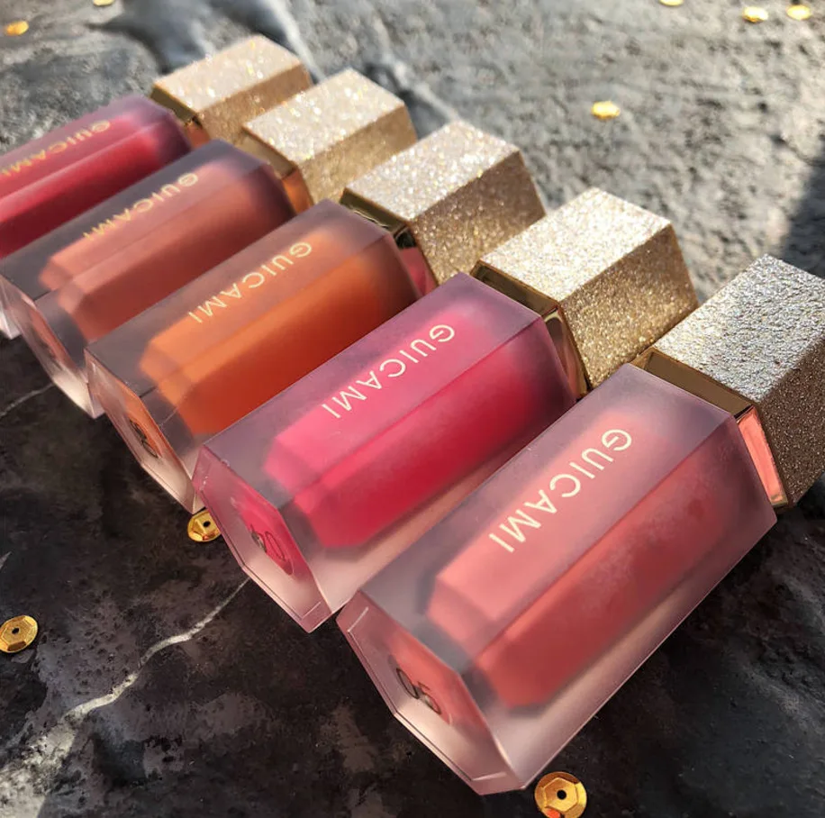 GUICAMI жидкая Румяна палочка натуральный персиковый контур для лица и Щеки Макияж