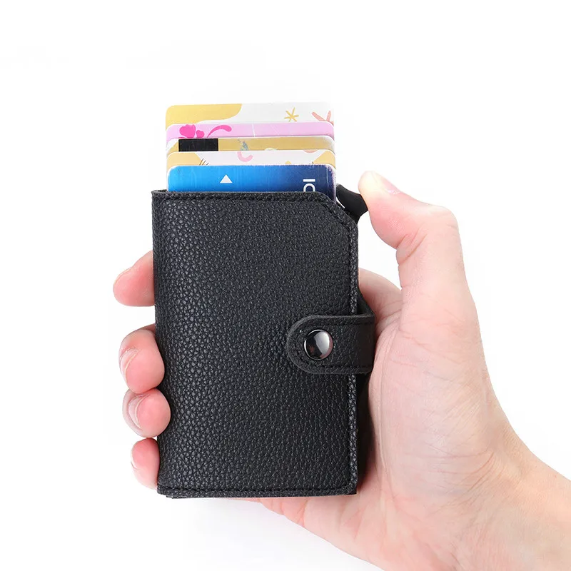 RFID минималистичный держатель банковских карт противокражный металлический