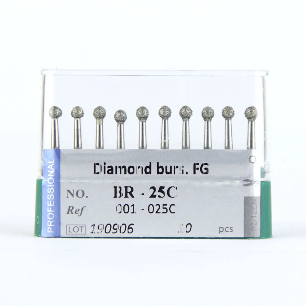 Высокоскоростной стоматологический алмазный Бур FG диаметром 1 6 мм 20 шт. сверл