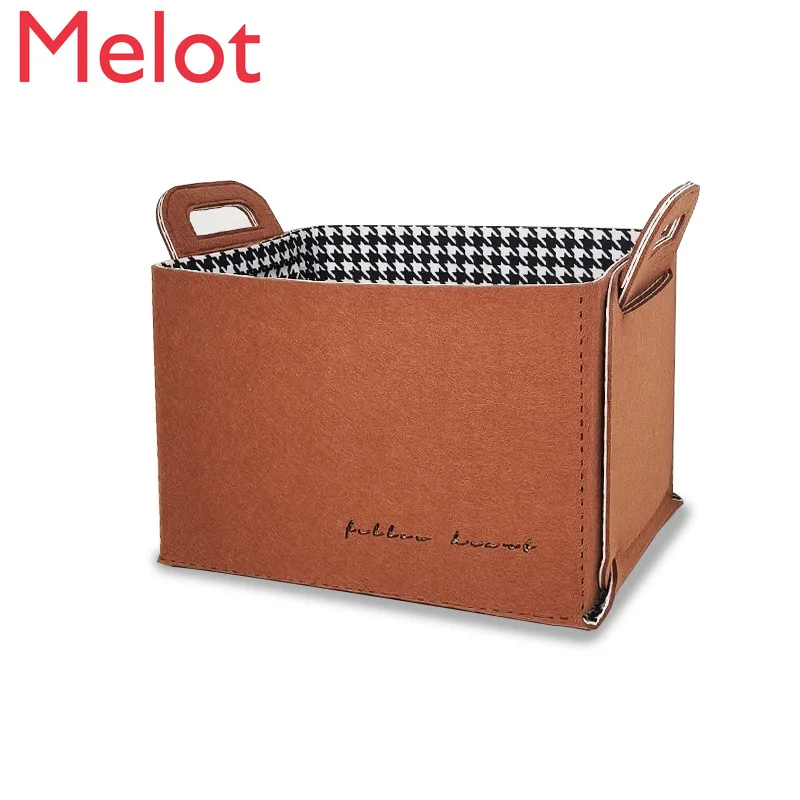 

European Style Thickening Solid Color Folding Dirty Laundry Storage Basket Simple Home Fabric Debris Toy Storage Basket