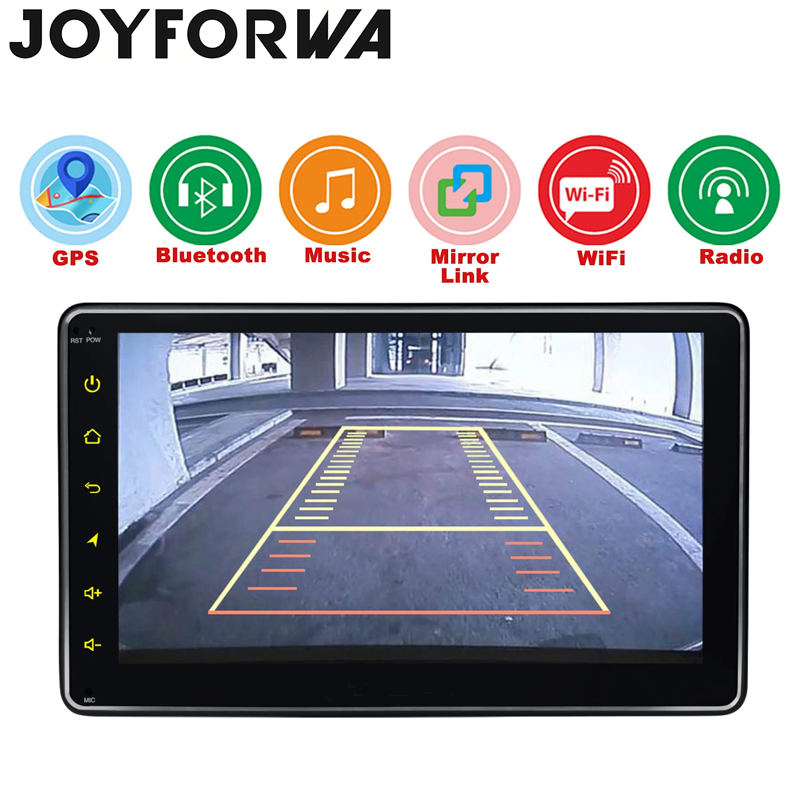 7 &quot1Din Android 8 1 четырехъядерный автомобильный стерео Мультимедийный Плеер