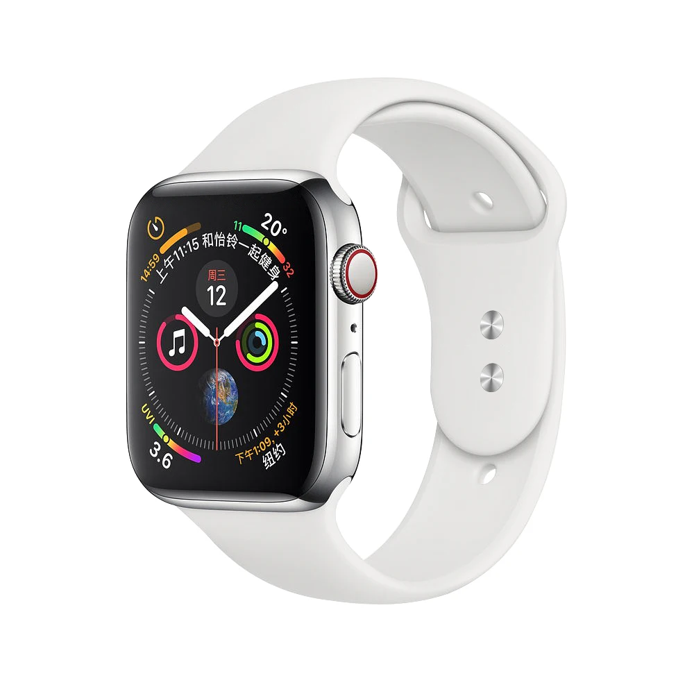 Новые спортивные силиконовые часы для apple watch band 4 44 мм 40 мм(iwatch 5) apple watch 3 2 1 42 мм 38 мм аксессуары для наручных браслетов
