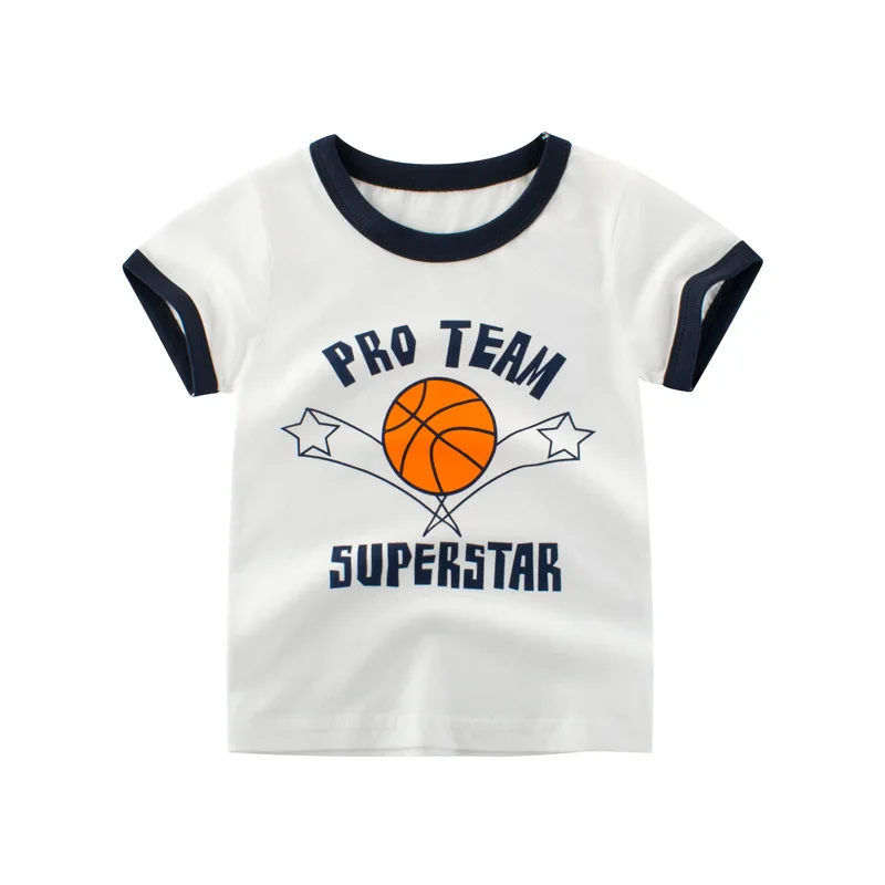 

Cartoon Print T-shirt for Boys Sports Girls T Shirt Summer Infant Kids Tshirt Girls T-Shirts Tops Tee Boy Clothes