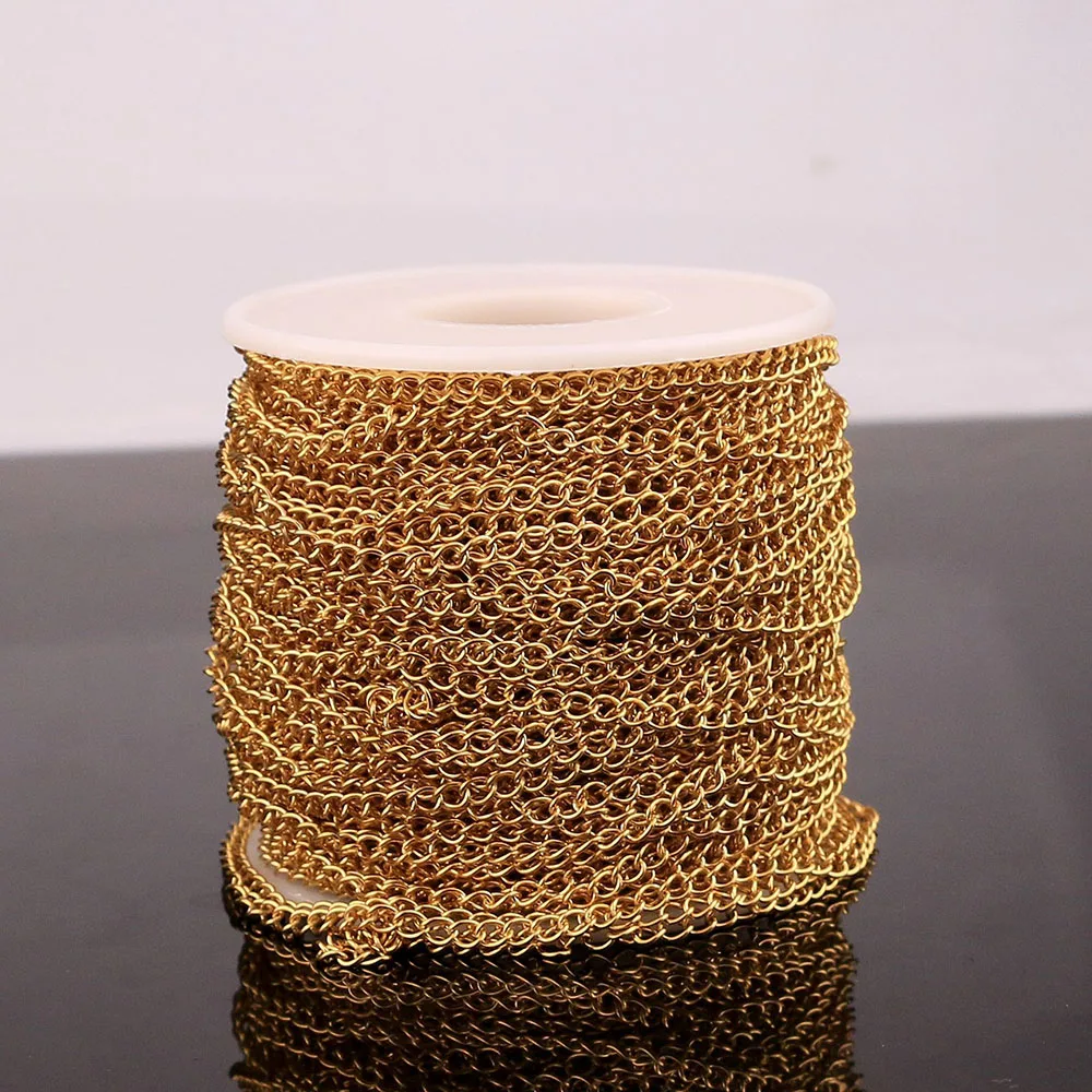 Удлинительная цепь из нержавеющей стали для изготовления ювелирных изделий