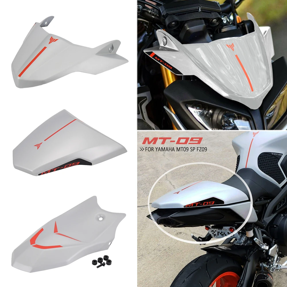 

FOR YAMAHA MT09 MT-09 MT 09 SP 2018-2020 Motorcycle Accessories Fender Rear Hugger/Windshield Deflector/Rear Seat Cover Fairing
