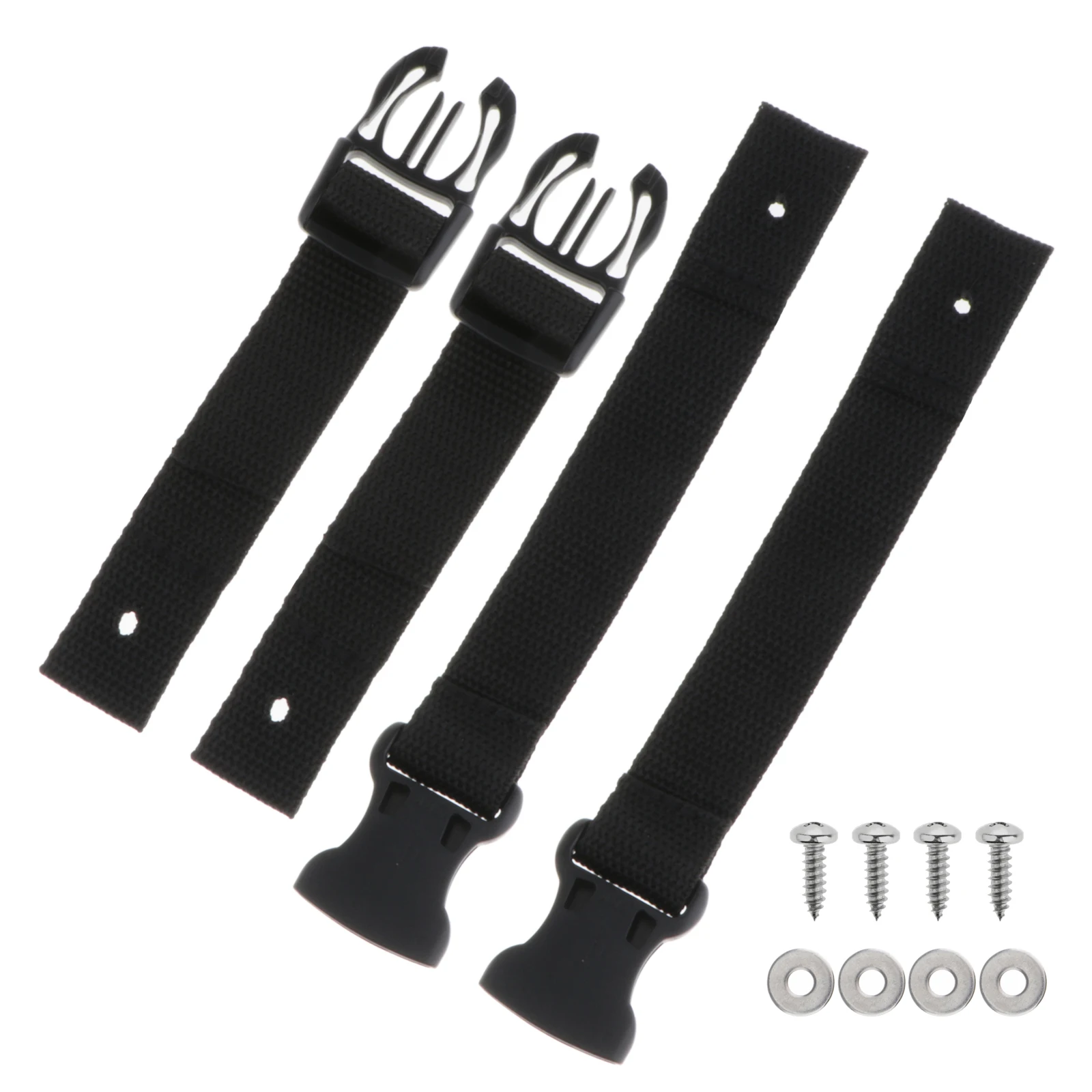 

2pcs Kayak Center Console Straps Lid Mount Fixing Webbing Holder W/ Buckle