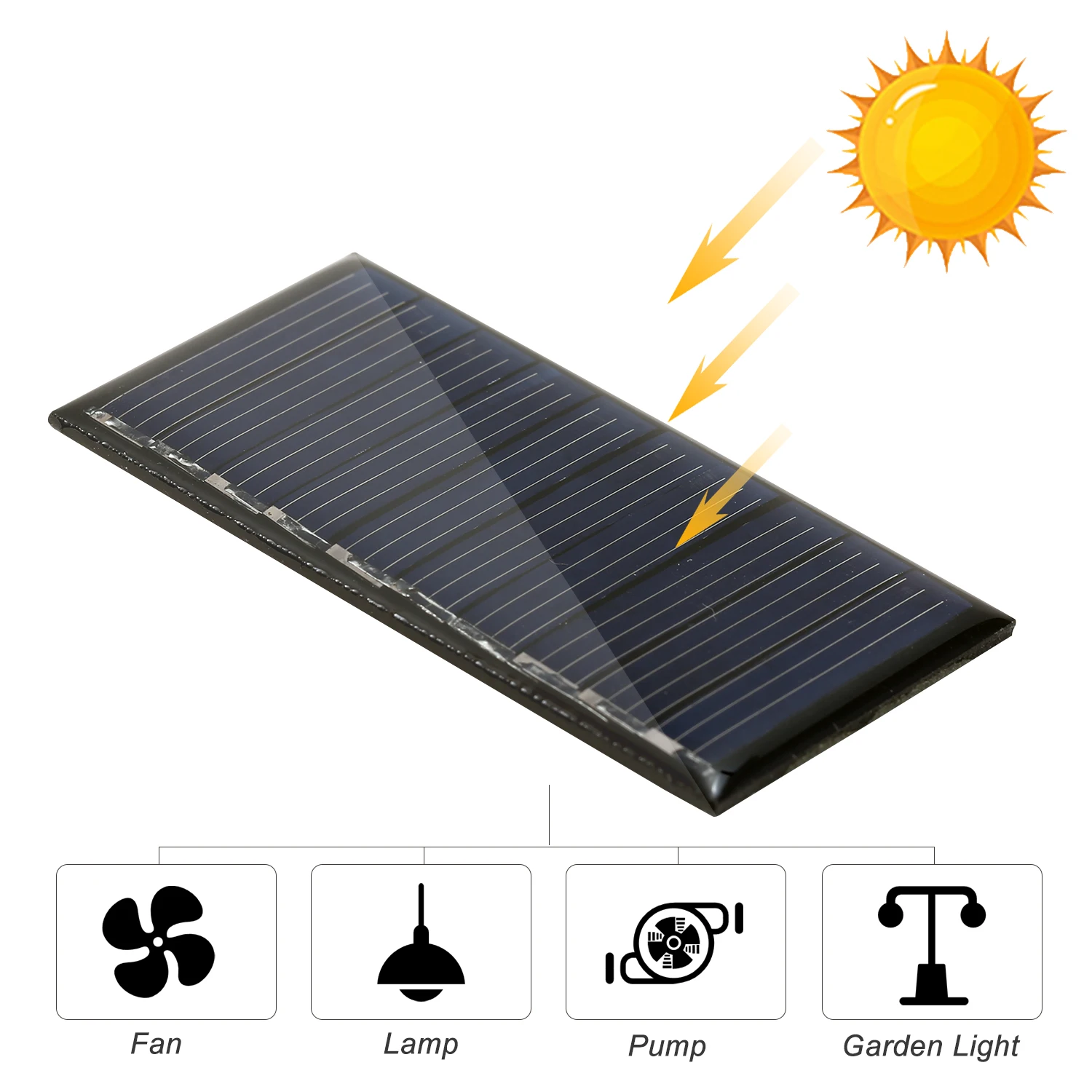 0 25 Вт 5 В миниатюрная солнечная панель из поликристаллического кремния Маленькая