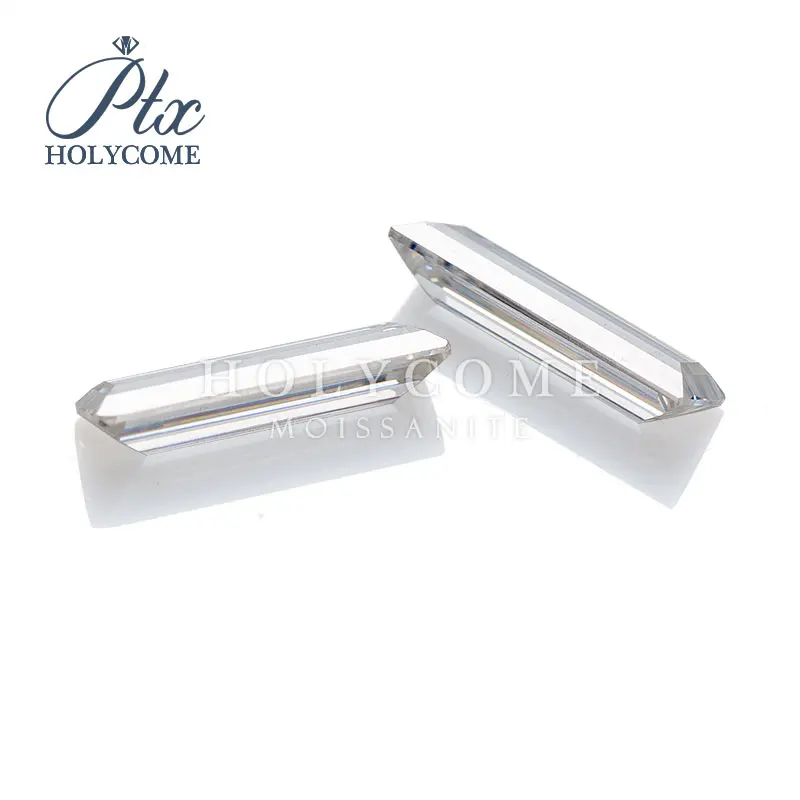 

Holycome Moissanite DEF VVS1 Baguette Cut Loose Moissanite Factory Free Shipping Supplier Factory Wholesale Price