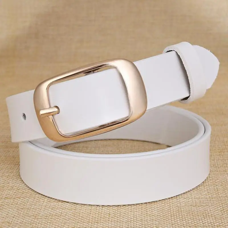 2019 Новый женский кожаный ремень Модный высококачественный с пряжкой для диких