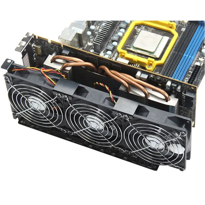 

92MM Universal Desktop Computer VGA Cooler Partner Ultra Quiet 9025 Chassis PCI Graphics Card Cooling Fan Companion P82A