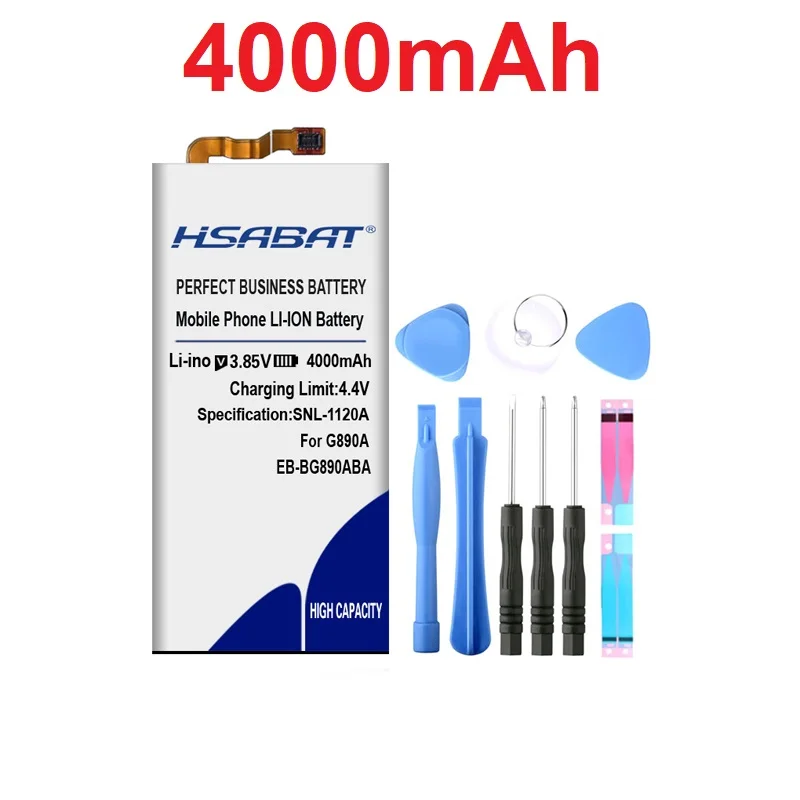 HSABAT EB-BG890ABA 4000 мА/ч, Батарея для samsung Galaxy S6 активный G890A G870A Galaxy S6 активный LTE-A, SM-G890, SM-G890A