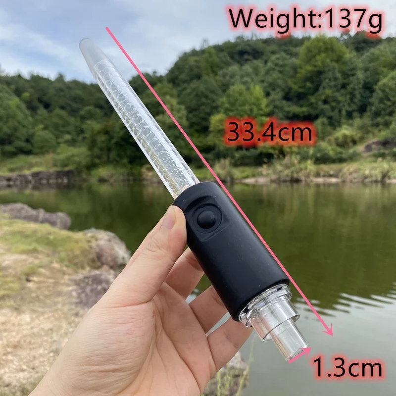 Акриловый мундштук для кальяна со светодиодсветильник кой любой силиконовый