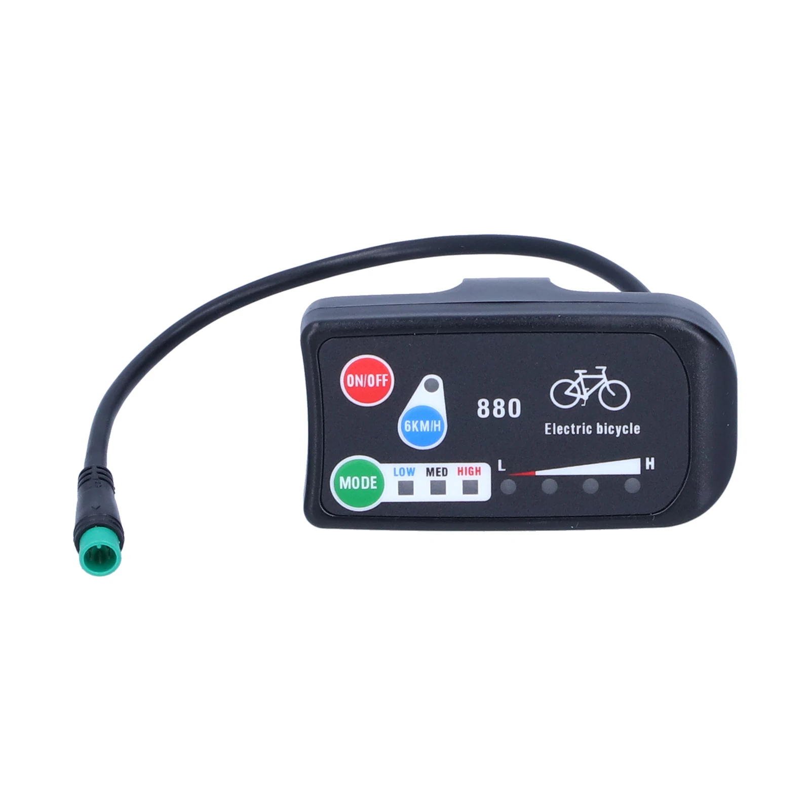 KT- LED880 WP/SM Bike Intelligent Control Normal Connector Panel Display Meter Bicycle Modification Electric LCD | Спорт и