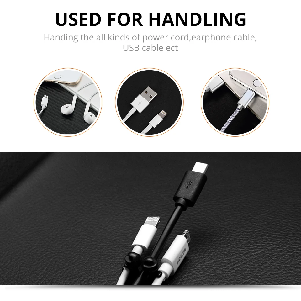 Partol 8 шт./лот автомобильный держатель провода Авто зажим для галстука