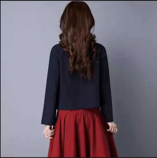 2019 Новая китайская женская национальная ветровка Ретро вышитая офисная