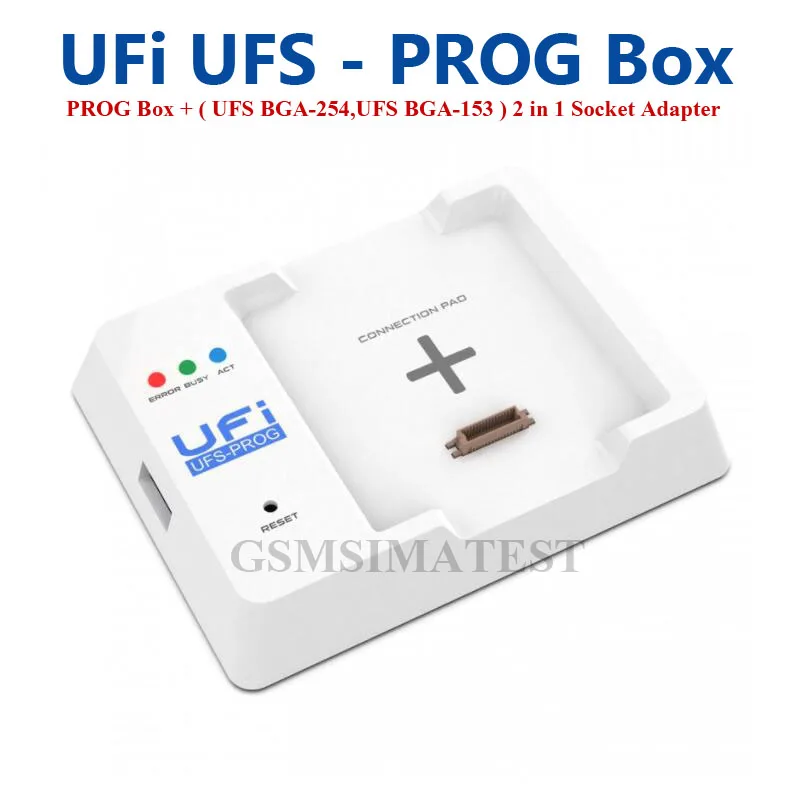 UFI коробка UFS ящик для инструментов Prog 153 + 254 адаптер розетки (UFS BGA ) 2 в 1 - купить по