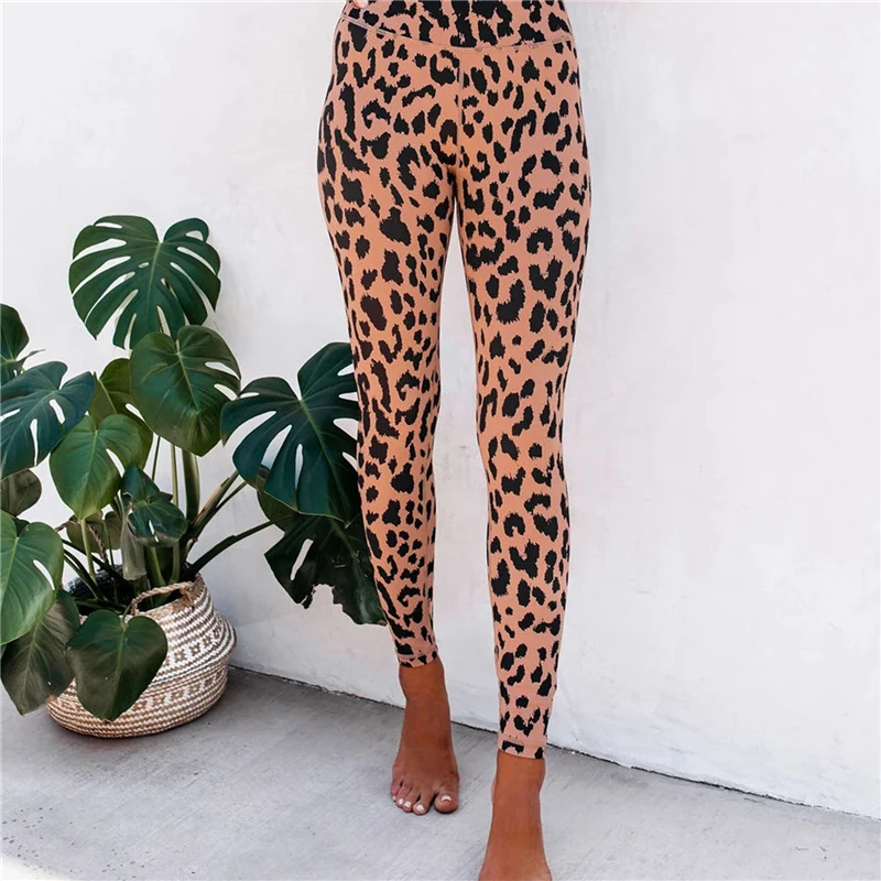 

New Women Autumn Spring Fashion Pants Sexy Loose Casual Tight Leopard Printed Leggings Trousers