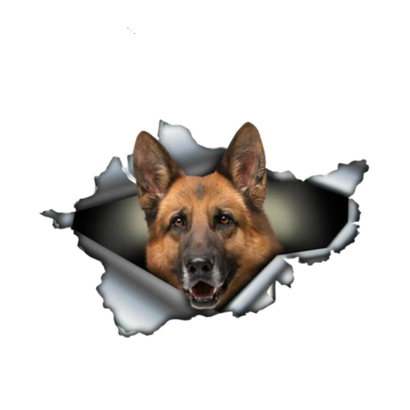 

Dawasaru German Shepherd Car Sticker Personality Sunscreen Decal Laptop Motorcycle Auto Accessories Decoration PVC,13cm*8cm