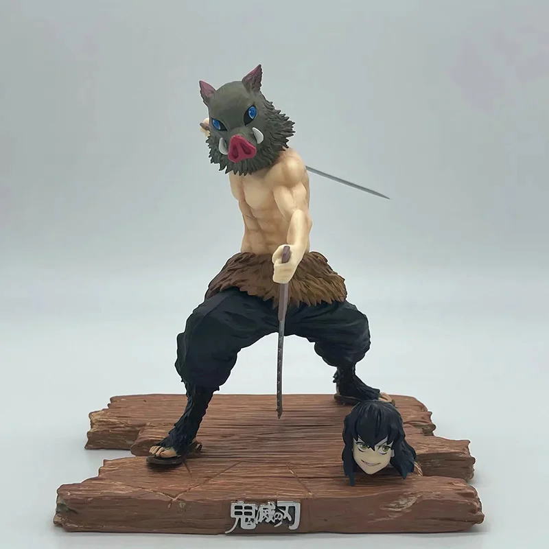 

Аниме актионная фигурка Inosuke, плоский рот, сменная голова, Боевая версия, привлекательный мальчик, Коллекционная модель из ПВХ, игрушка, 28 см
