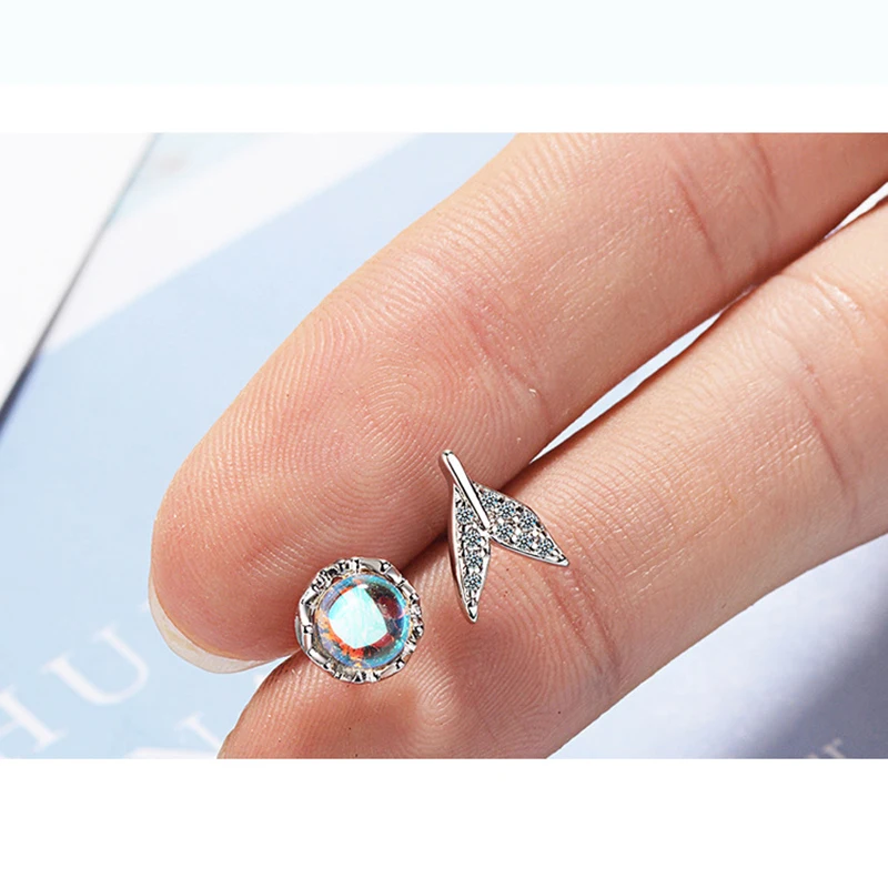 MEETSOFT посеребренные предотвращающие аллергию серьги гвоздики для женщин дизайн