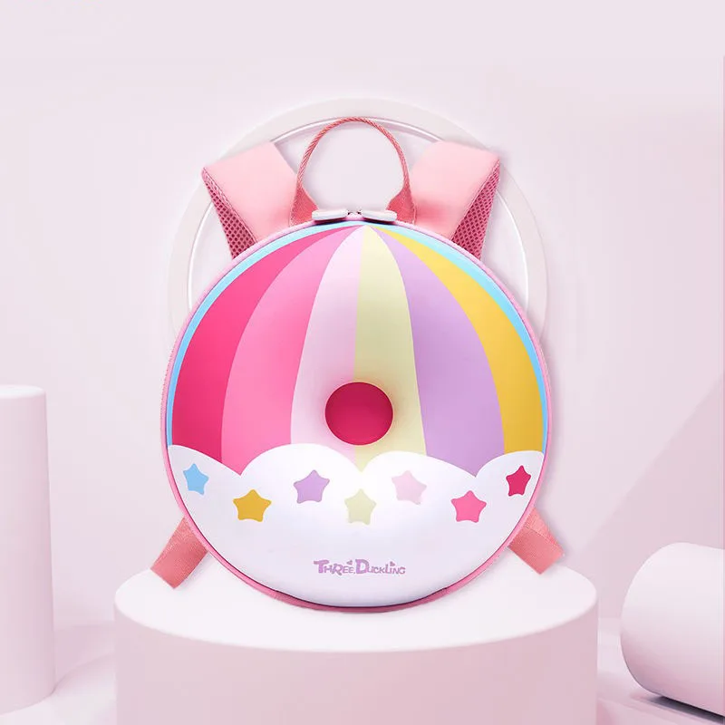 

Donuts School Backpack Cute Book Bag for Girls Boy Large and Lightweight Personality Diy Cartoon Kindergarten Schoolbag Mochila