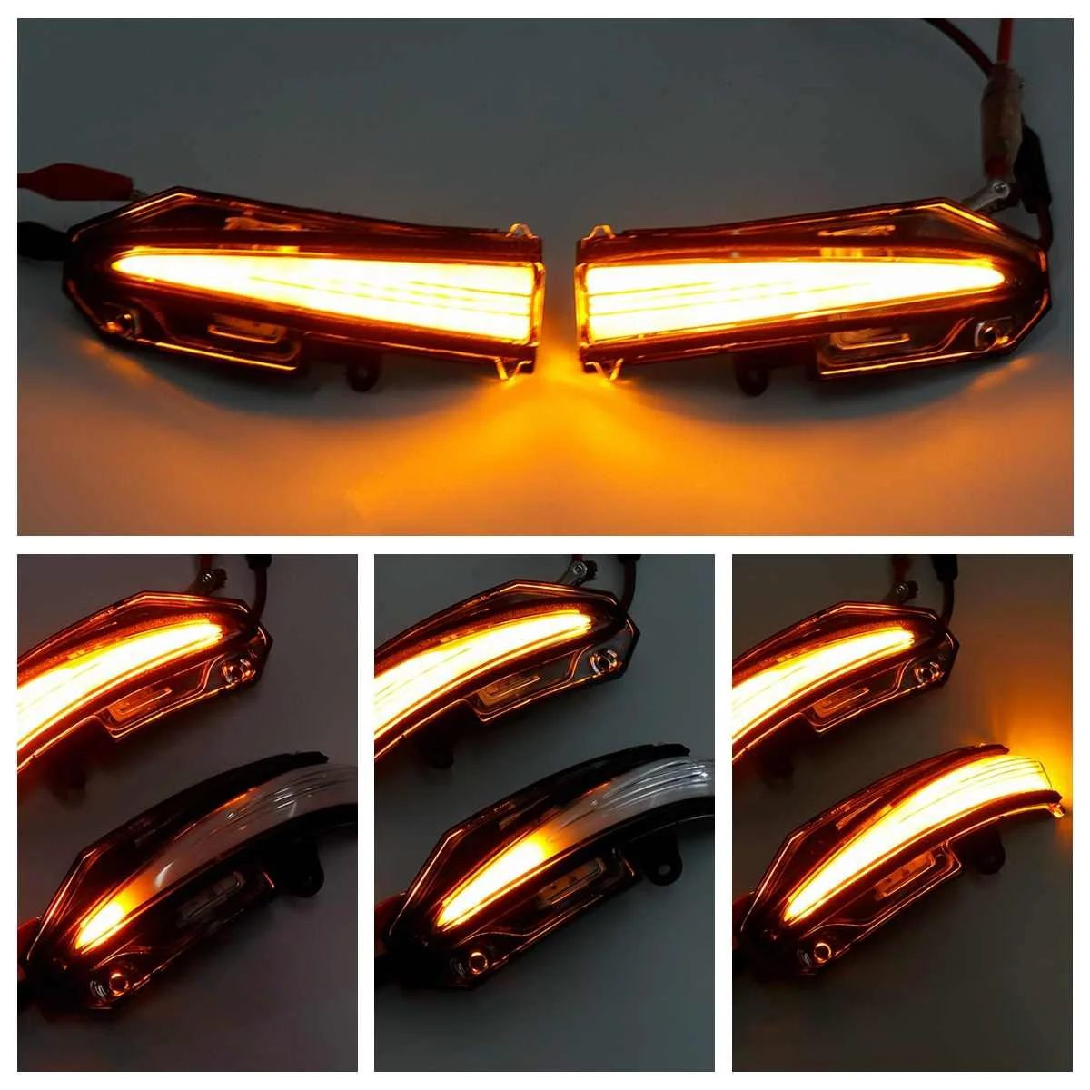 Автомобильный Динамический светодиодный зеркальный указатель поворота для Toyota