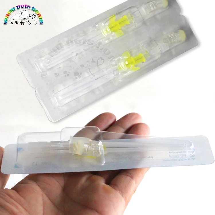Ветеринарный 50 шт. I. V. Катетер для животных Cannula катетеры домашних с головкой
