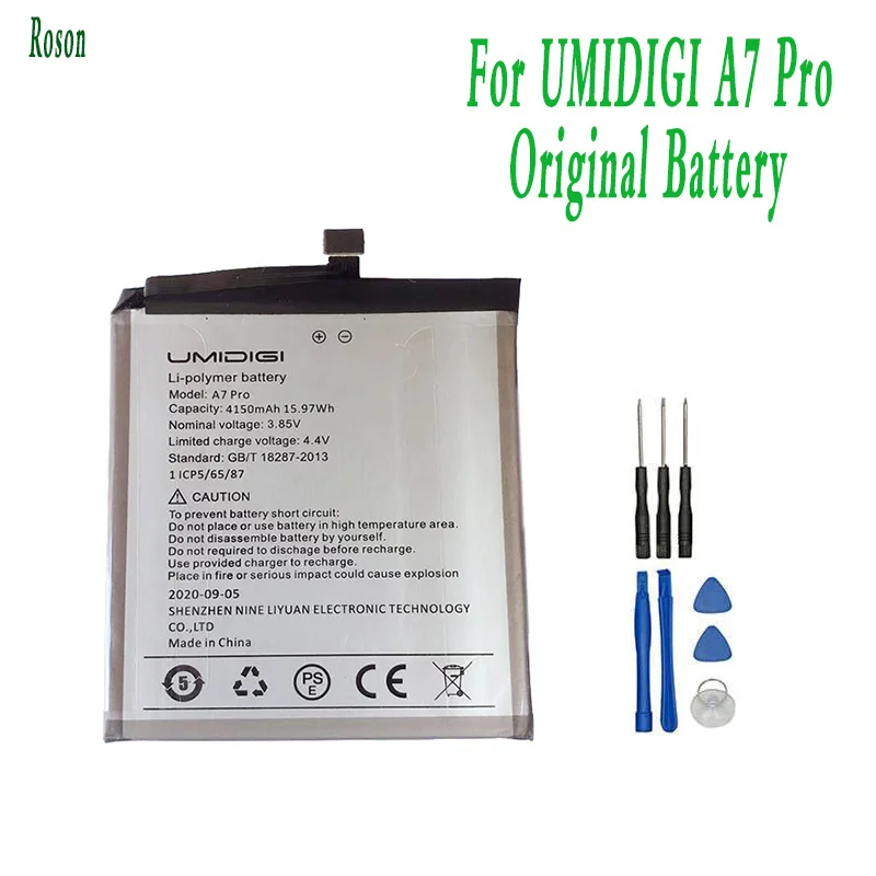 Аккумулятор Roson для UMI Umidigi A7 Pro 4150 мАч 100% новые запасные части аксессуары телефона