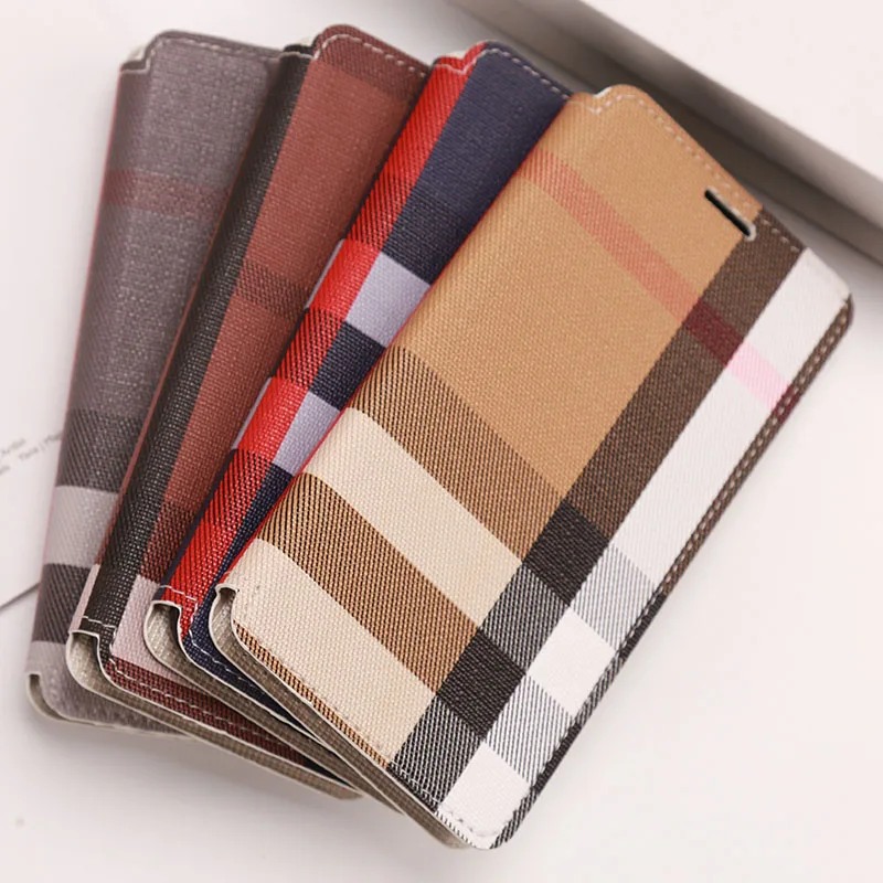 

Flip Phone Case PU Lattice texture cover Phone Case For OnePlus 6 6T 7 7 Pro Phone back cover