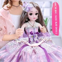 childrens toys 60cm barby bjd doll 20 joint movable doll set dialogue simulation girl princess dress up kids christmas gift box