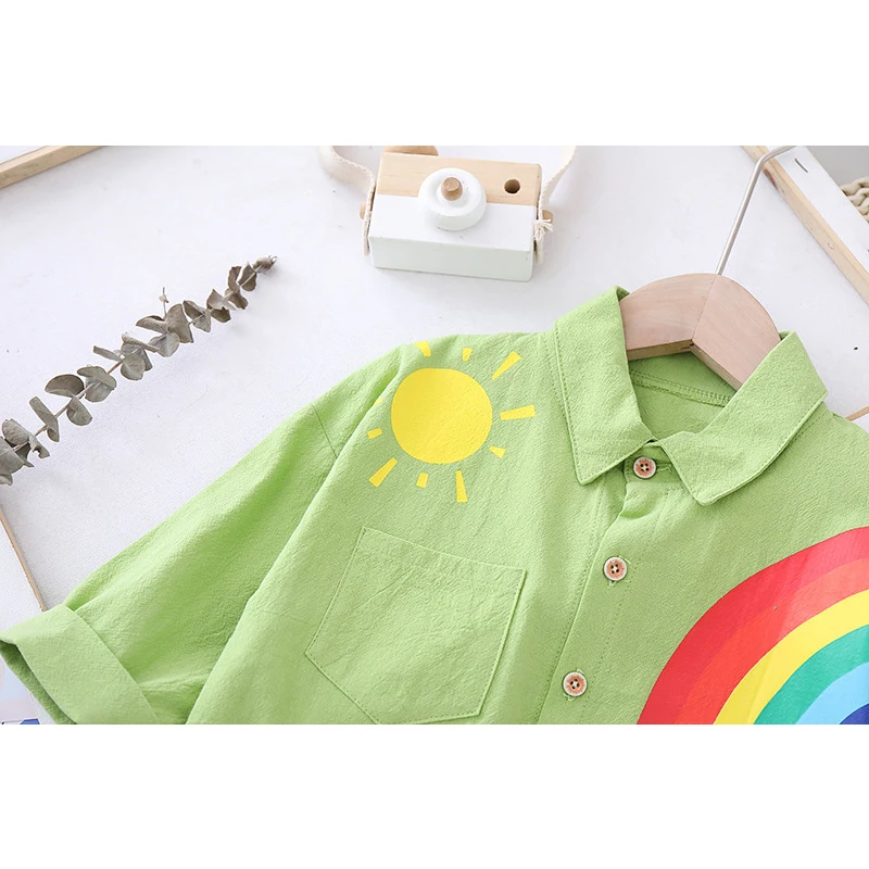 

Baby Boy Clothing Newborn Boys Girls Clothes Rainbow Kids Clothing Infant Suit Toddler TShirt Pants Sets Baby Casual Tracksuit