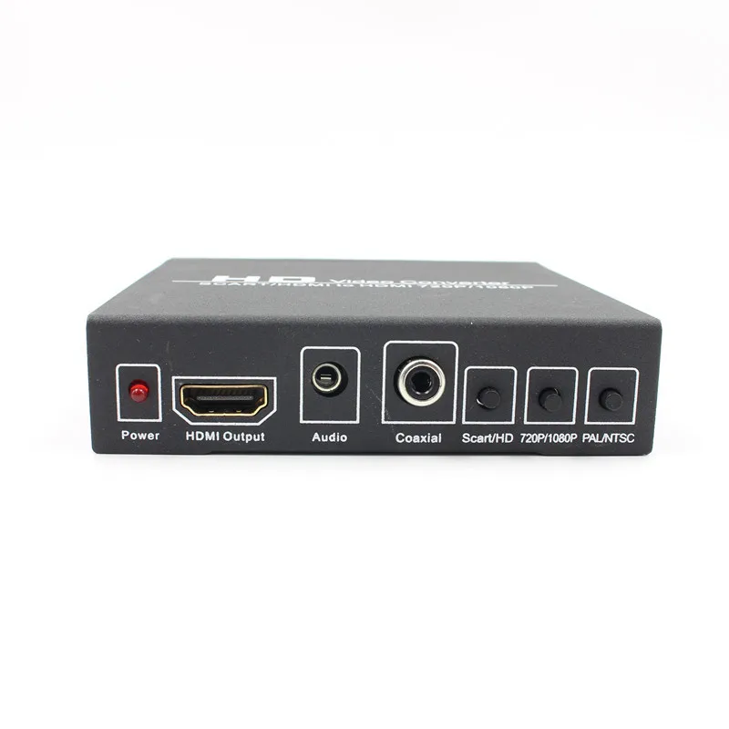 Преобразователь SCART + HDMI в цифровой аудио HDTV 720p 1080p разветвитель преобразователь| |