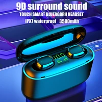 sluchawki tws bluetooth wireless earphones stereo earbuds waterproof headset music headphones for xiaomi huawei iphone