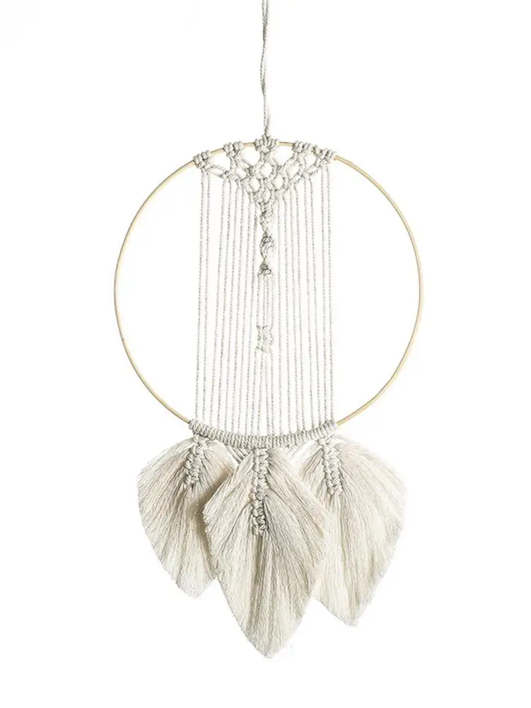 Ловец снов богемный ручной тканый гобелен кружева Мандала настенный домашний