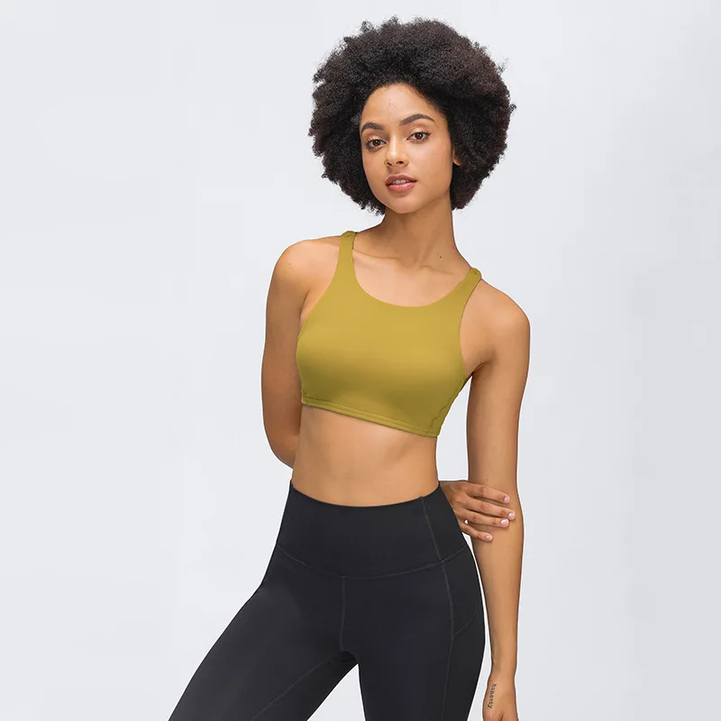 Тонкий ремень крест красивый спортивный бюстгальтер для фитнеса и йоги нижнее