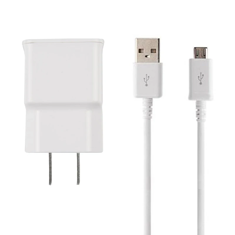 US With USB Cable Оригинальное настенное зарядное устройство для samsung Galaxy Note 3 Note 5 N9200 N920t S6 Edge G925FQ S4 MINI S3 S5 J7 I9300 I9500 usb-кабель - Тип штекера: US With USB Cable