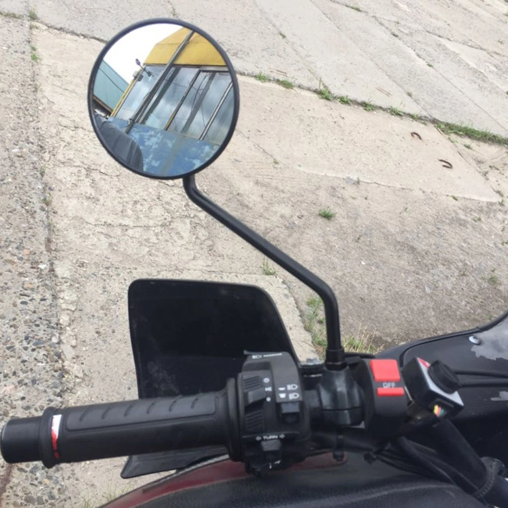 1 двойное круглое мотоциклетное зеркало универсальное 10 мм заднего вида для Suzuki