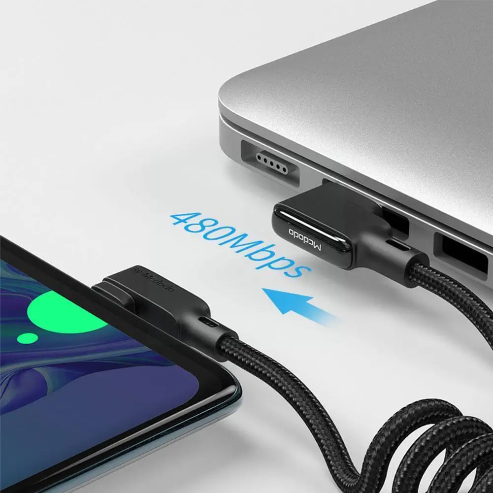 

Android Dual Elbow Data Cable Mobile Phone Charging For Mobile Cable 3A Suitable Fast Cable Data Charging Charging Phone M2S5