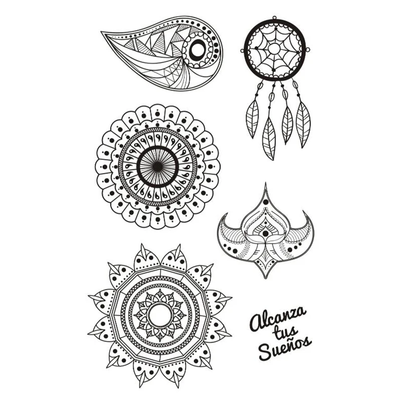 

dream catcher stamps tribe scrapbooking decoration stamps clear mandala stamps