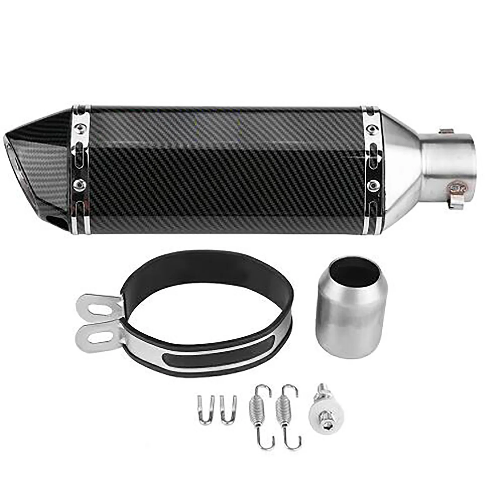 

51mm/2in Motorcycle Muffler Exhaust Tailpipe For Honda Yamaha Suzuki Kawasaki UK For Honda Yamaha Suzuki Kawasaki UK