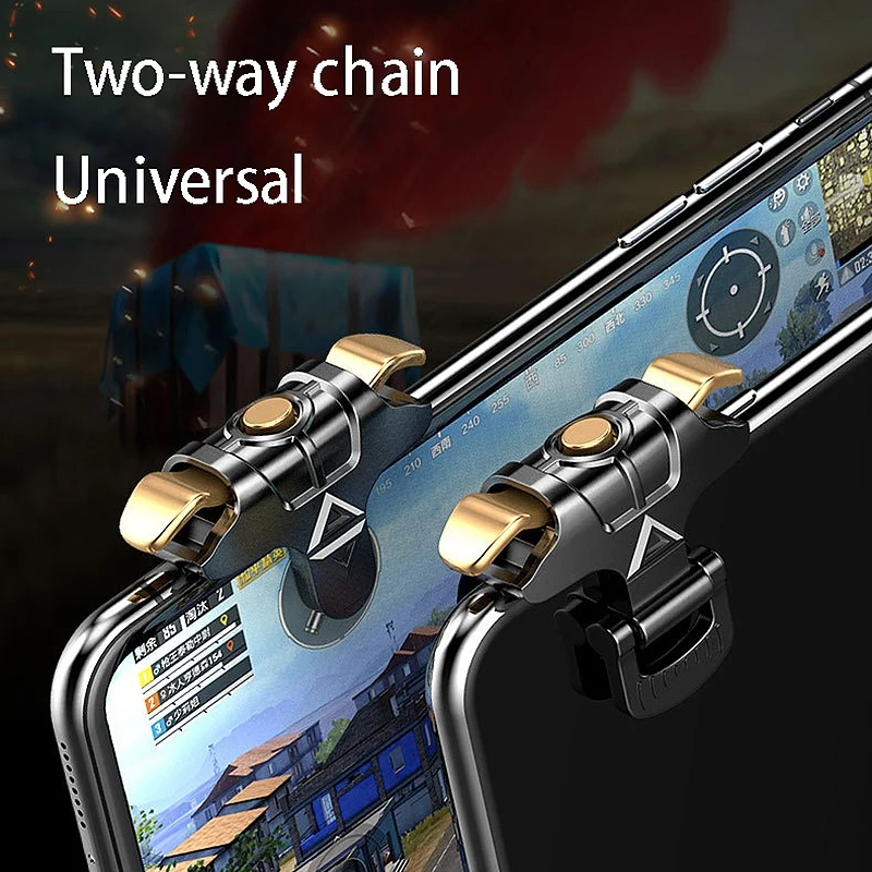 Для iPhone Android Мобильный игровой контроллер для PUBG геймпад триггер Кнопка цель L1R1