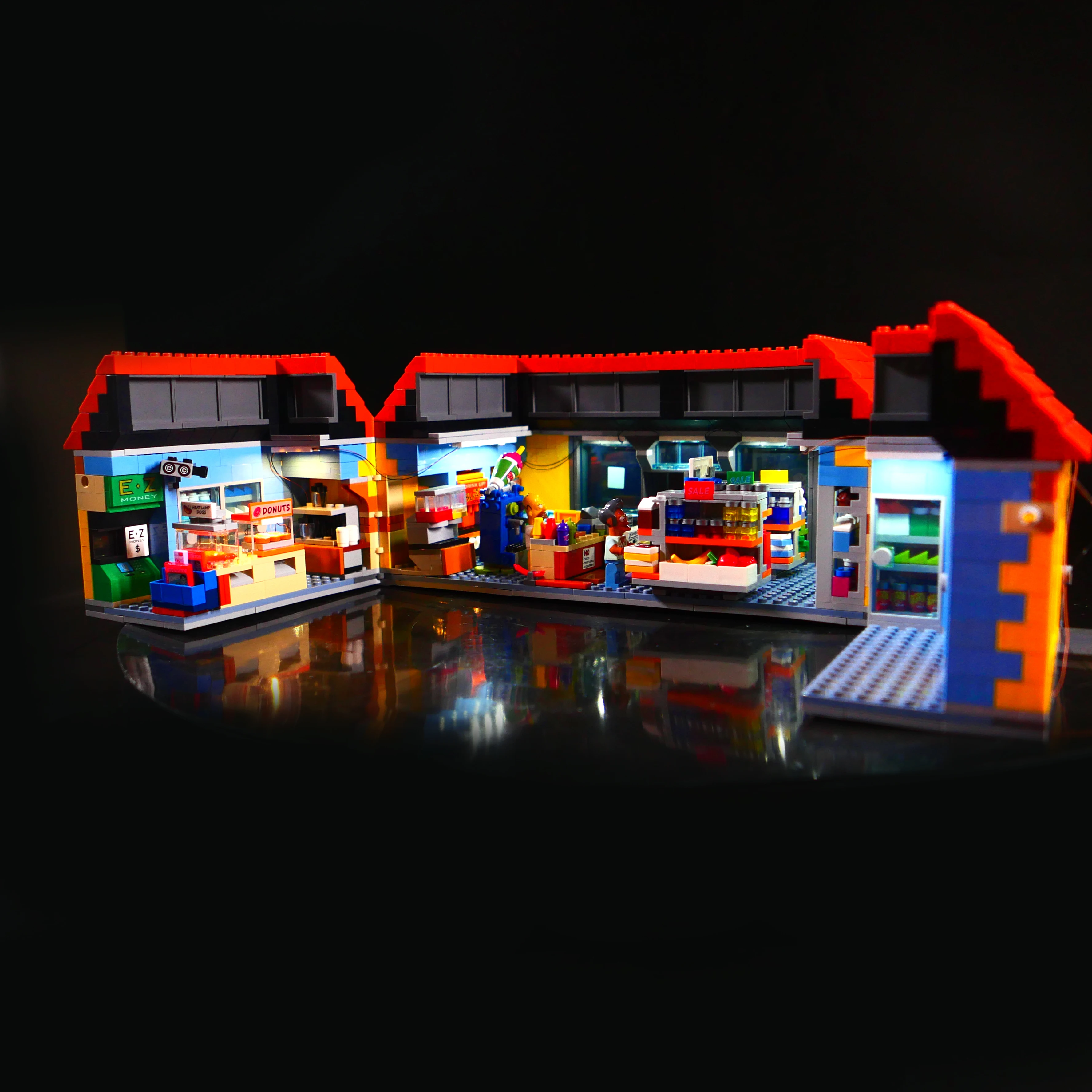 

71006 The Simpson Kwik-E-Mart House Led Light Kit For Model Streetview Building Kits Blocks Bricks Toys Kid Birthday Gift