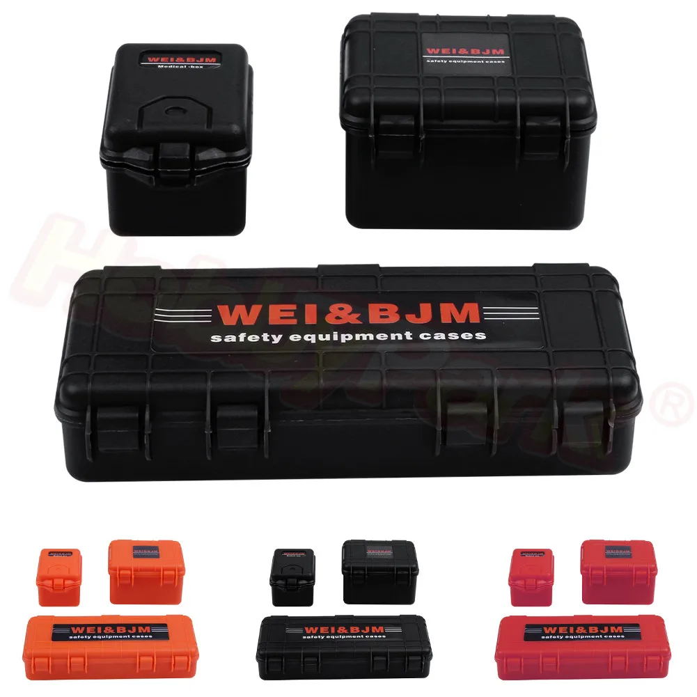 Чехлы для безопасного оборудования масштаба 1/10 жесткий комплект чемоданов