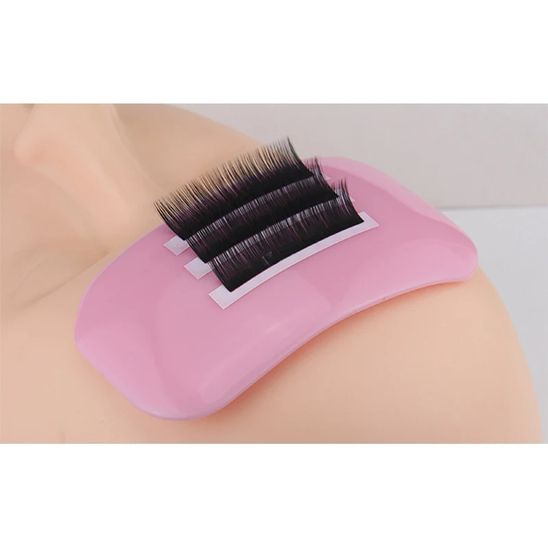 

1Pc Silicone False Eyelash Extension Stand Glue Pallet Clear Flexible Holder Make Up Tools Lashes Supplies Kit Professional