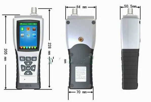 

SO2 0-10K/40K ppm Gas Analyzer Portable pump suction sulfur dioxide Toxic Gas leak Sensor monitor safety protection instrument